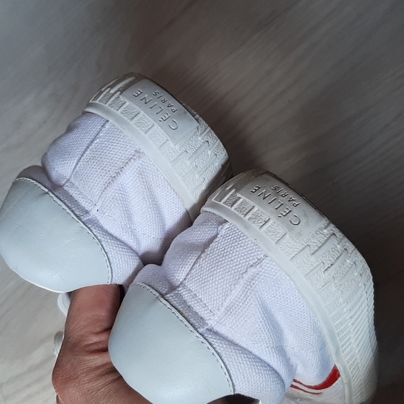 Celine white runners made in Spain 39 - Picture 5 of 12